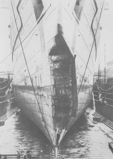 damaged bow